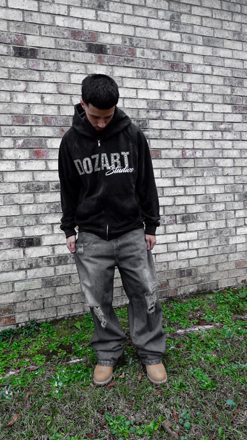 GEMMED HOODIE - OBSIDIAN