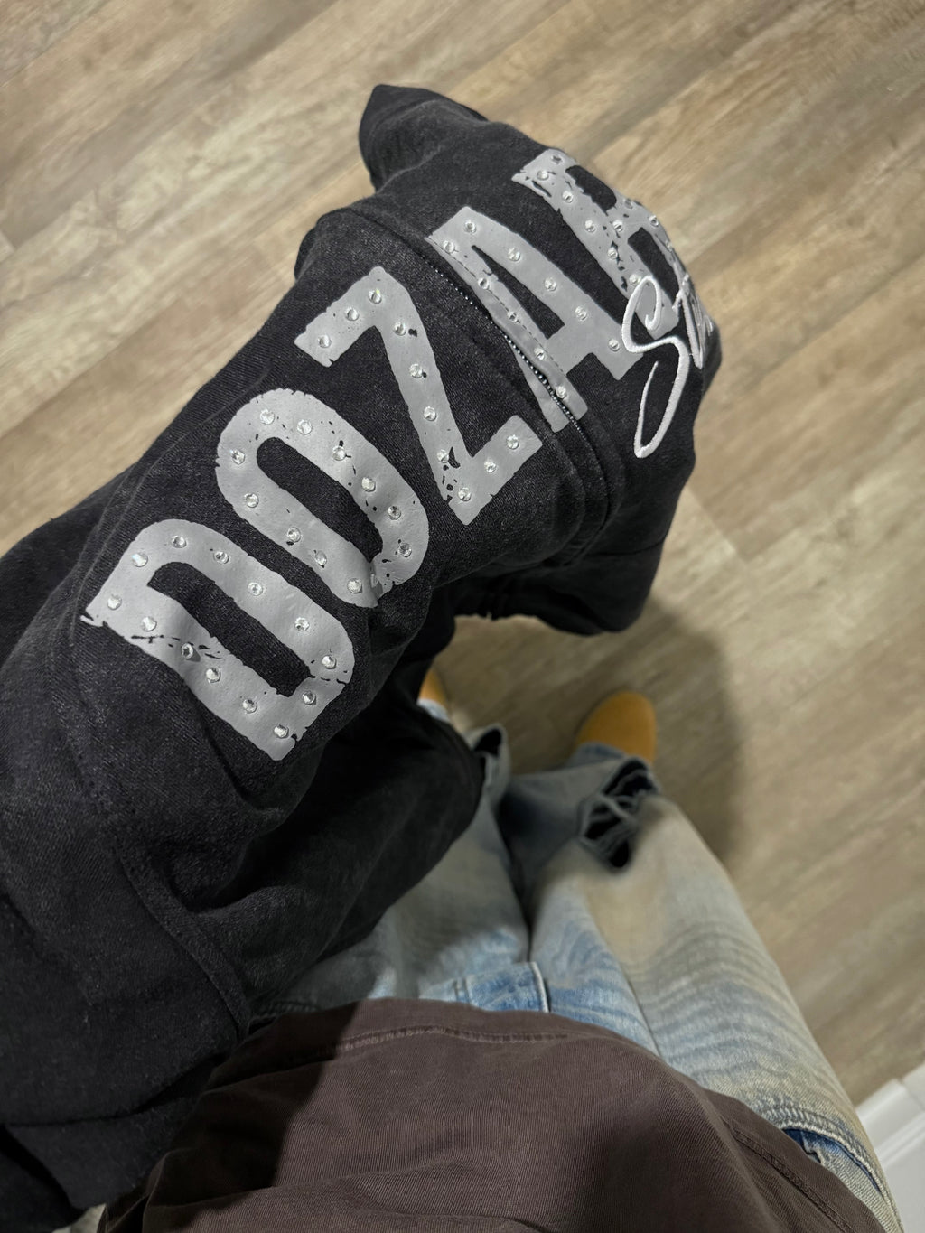 GEMMED HOODIE - OBSIDIAN