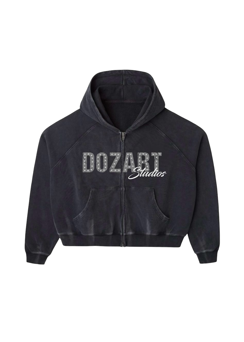 GEMMED HOODIE - OBSIDIAN